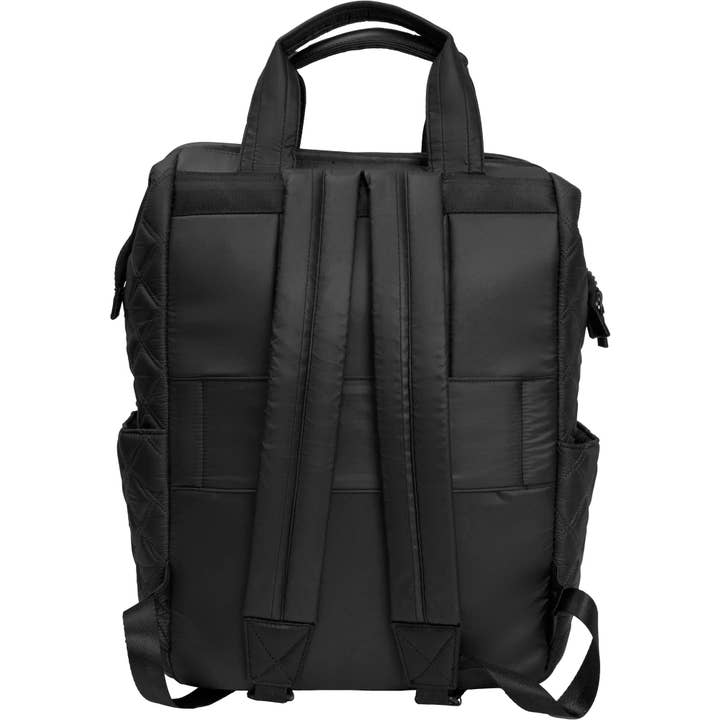 Magid - Wholesale Backpack - Women's - Joan & David Diamond Quilted Puffer Nylon Square Laptop Backpack5