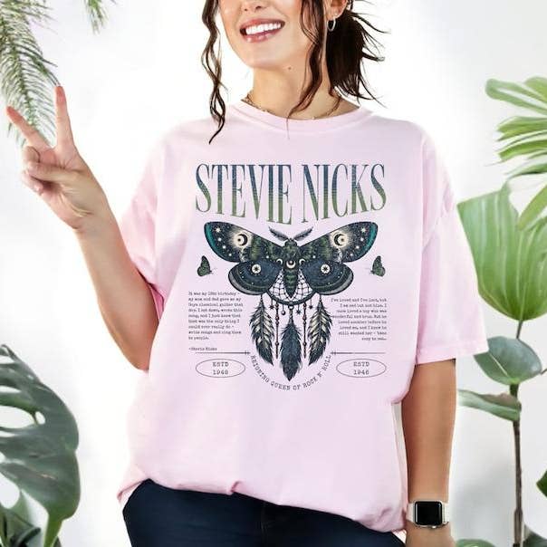 TheKingShirt - Wholesale Graphic Sweatshirt - Women's - Stevie Nicks Tour 2025 Merchandise Collection1