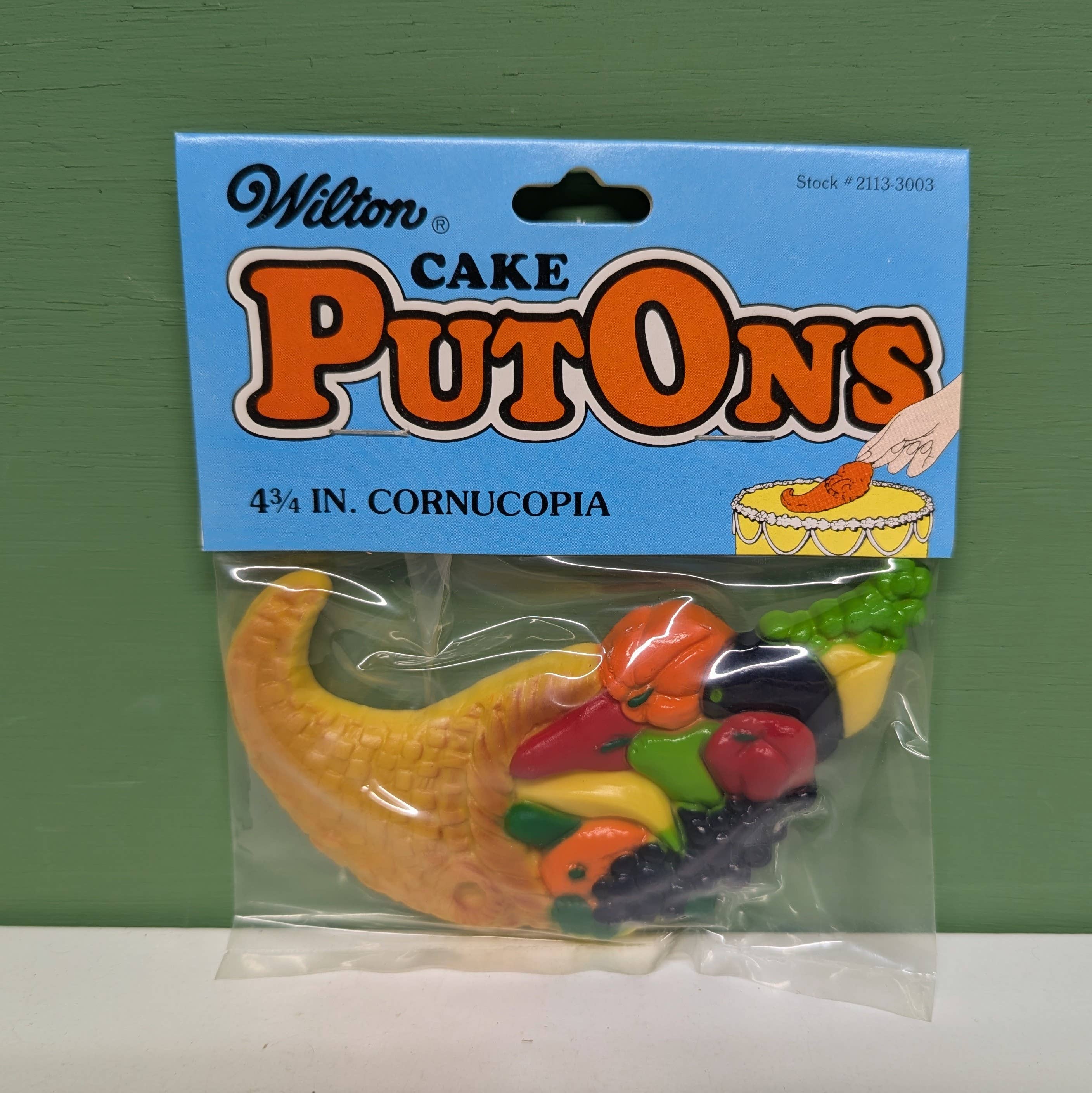 vintagegoodies - Wholesale Cake/Cupcake Topper - Cornucopia cake topper 0