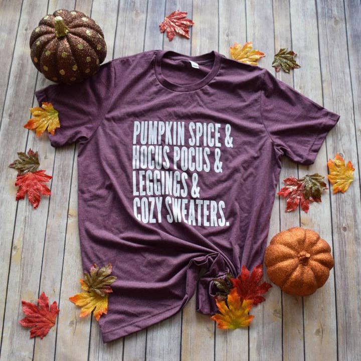 Camiseta Pumpkin Spice & Leg para venta al por mayor de Sweet Caroline Boutique