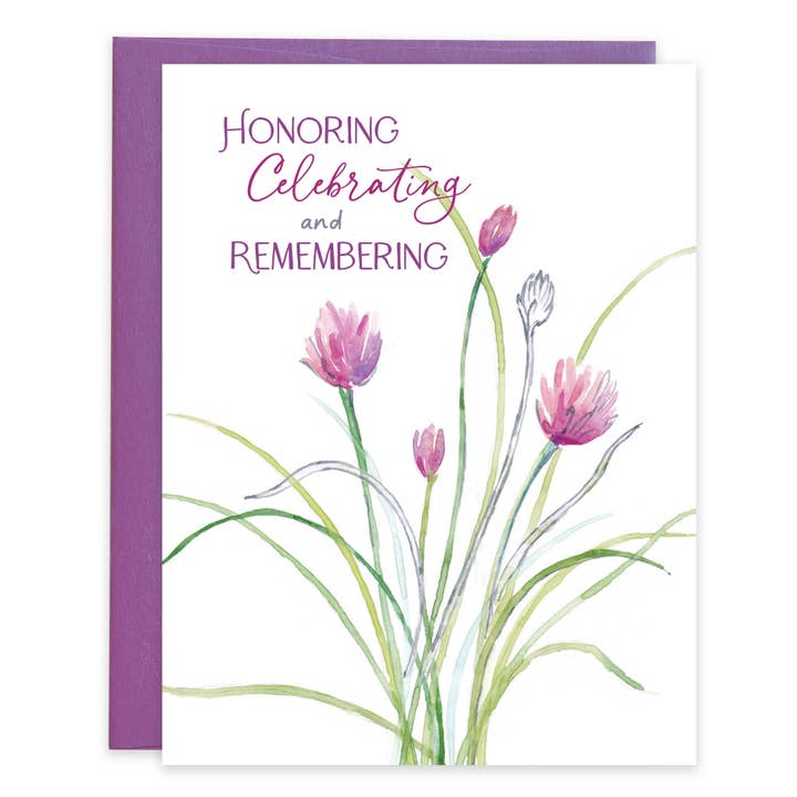 GINA B DESIGNS - Wholesale Sympathy Card - Sympathy Greeting Card - Little Chives
