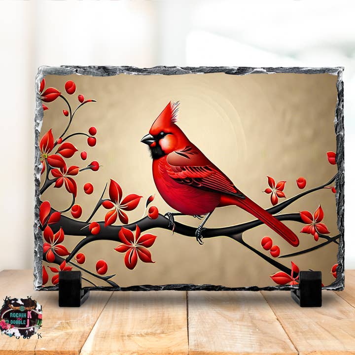 Cardinal Rock Photo Slate for wholesale by Rockin K and Double J