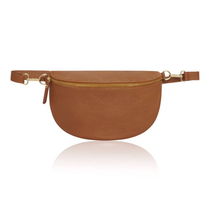 MONTTE DI JINNE – wholesale Crossbody bag – Women's – Italian Genuine Leather Crossbody Bum Bag-Large2