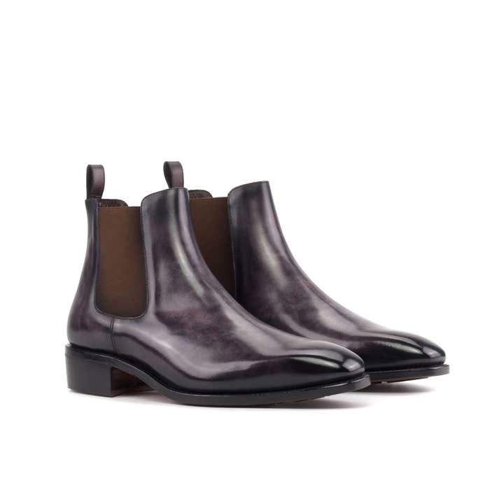Maison Koly Cavalcade chelsea Boots Leather - Merlot for wholesale by Maison Koly