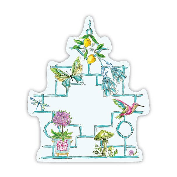 Bamboo Pagoda Wonderland Turquoise Die-Cut Accents for wholesale by RosanneBeck Collections