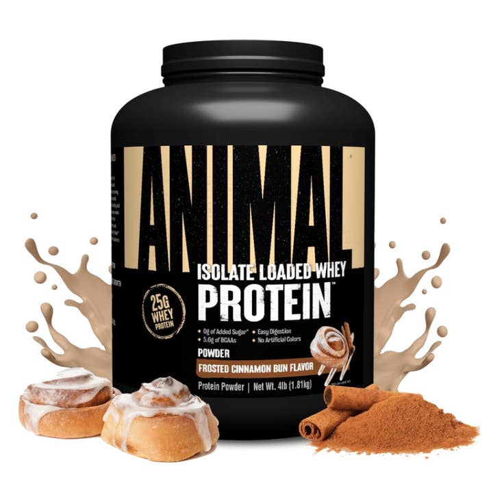 L&F Universal Goods – Engroshandel Protein-/superfoodpulver – Animal Iso Valleproteinblanding - Frostet Kanelbolle