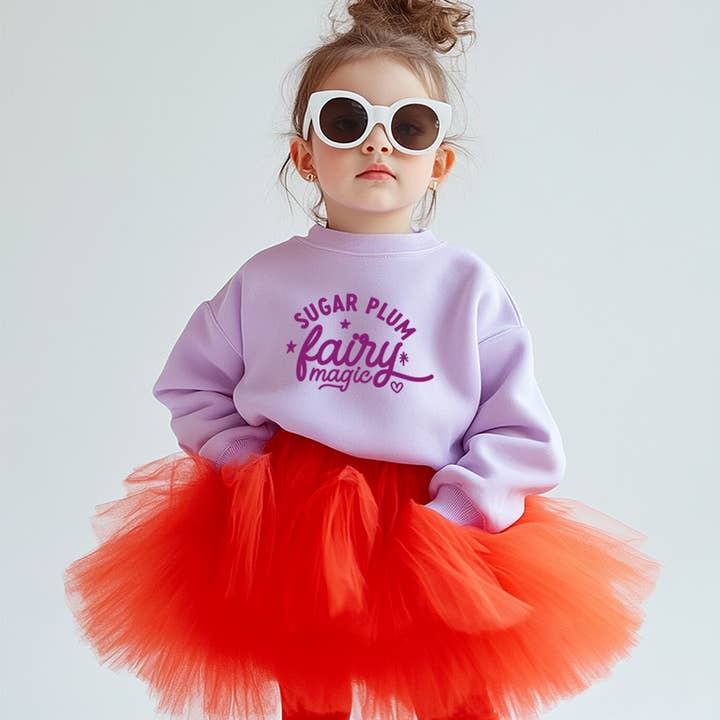 Holland Ave Clothing - Wholesale Sweatshirt - Kids - Sugar Plum Fairy | Girls Christmas Sweatshirt