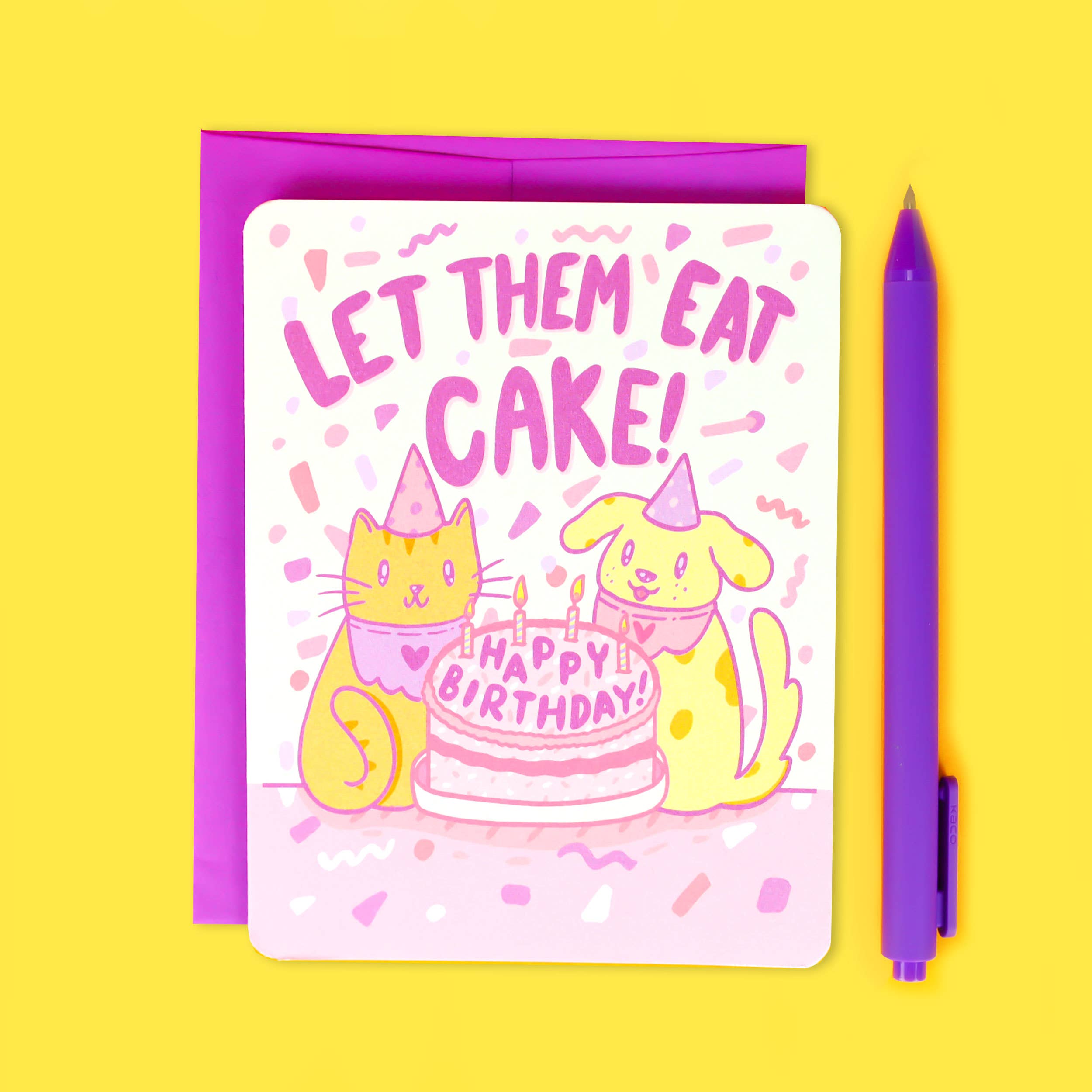 Turtle's Soup - Wholesale Birthday Card - Let Them Eat Cake Birthday Card