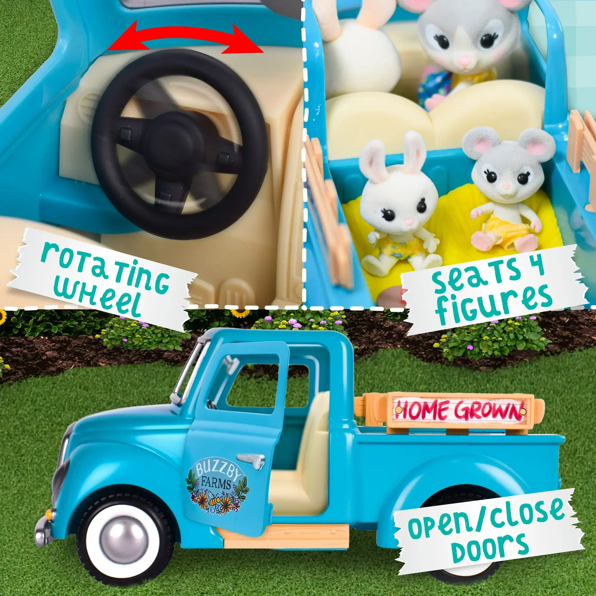 Variety Distributors - Wholesale Toy Set - Kids - Honey Bee Acres Buzzby Farm Truck Playset with figurine3
