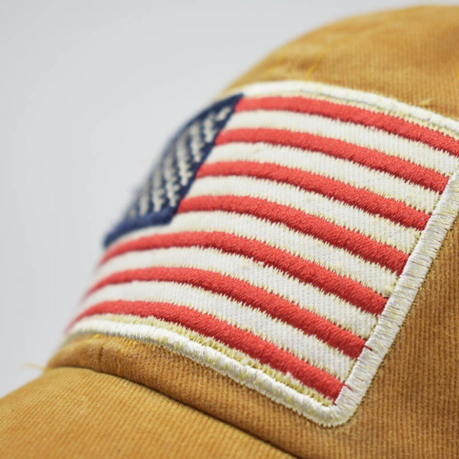 Syrrios Gifts LLC – Großhandel Basecap – Unisex – Amerikanische Flagge USA Baseballkappe - Taktische Armee Baumwolle Lässig18