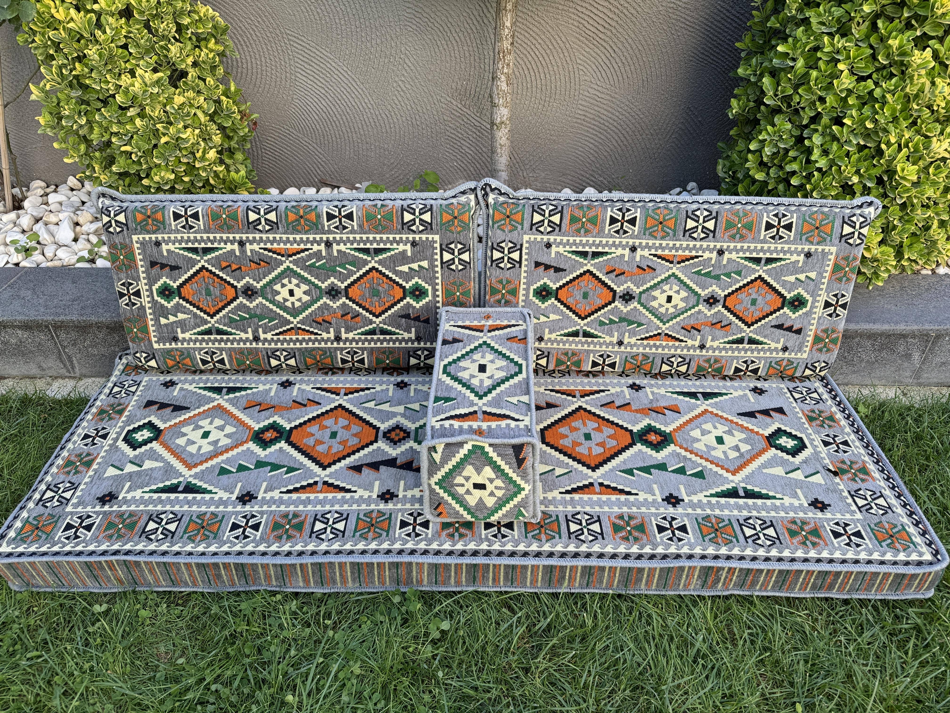 The Loom Wholesale – wholesale Ottoman – Handmade Floor Seating - Kilim Patterned Ottoman Floor Sofa12