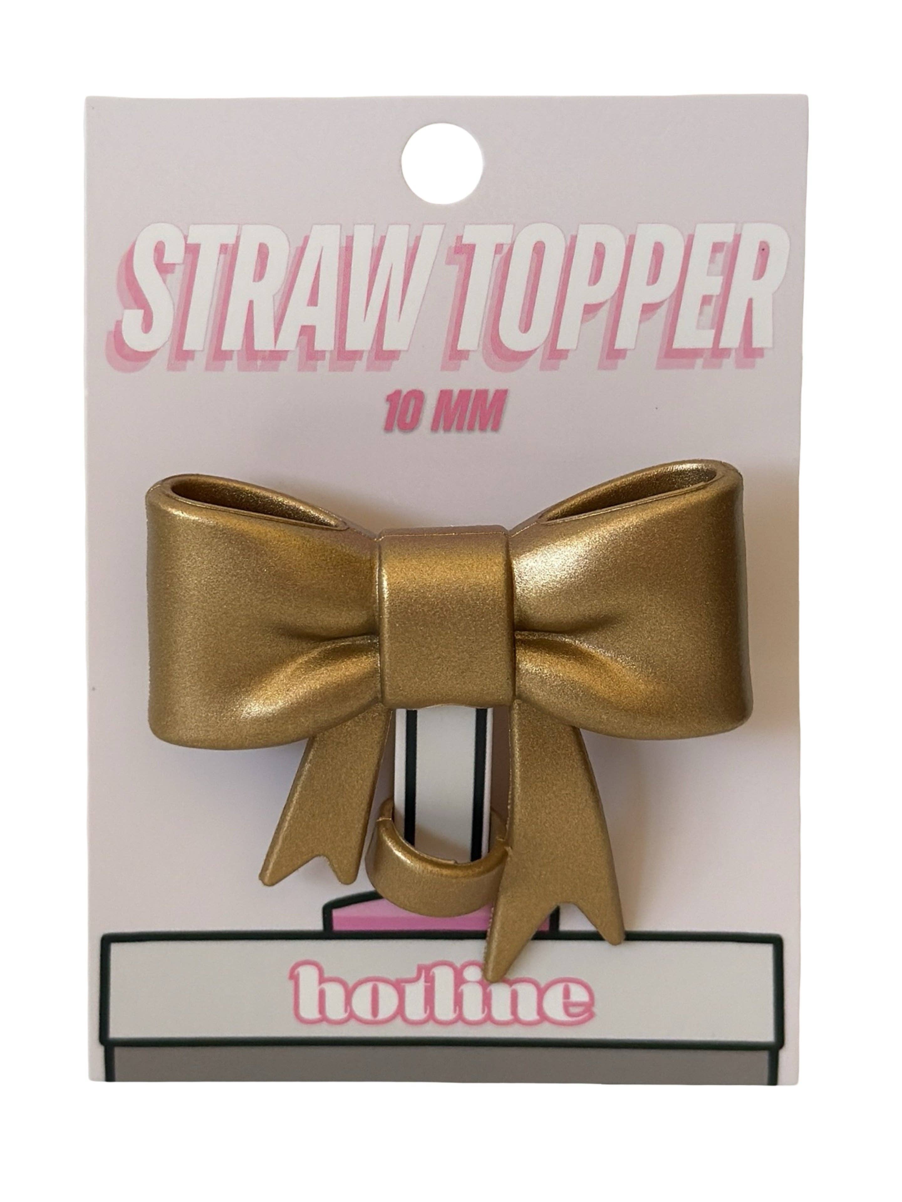 Shop Hotline - Wholesale Drink Topper - Large Bow Straw Toppers22