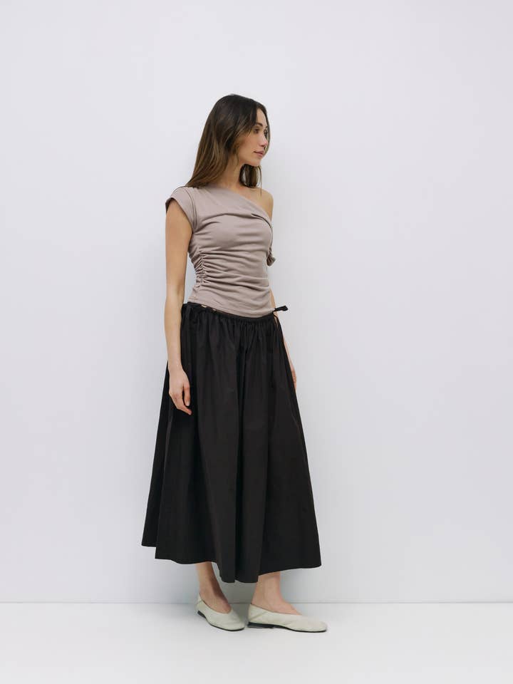 All Row - Wholesale Knit Top - Women's - The Itria Top | Twist Shoulder Knit Top