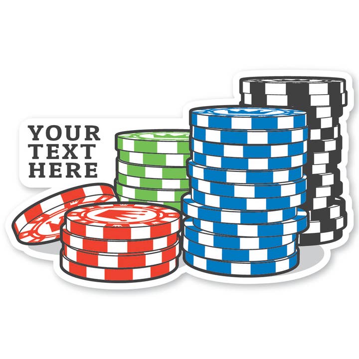 Coaster - Stack of Poker Chips for wholesale by Morris Magnets