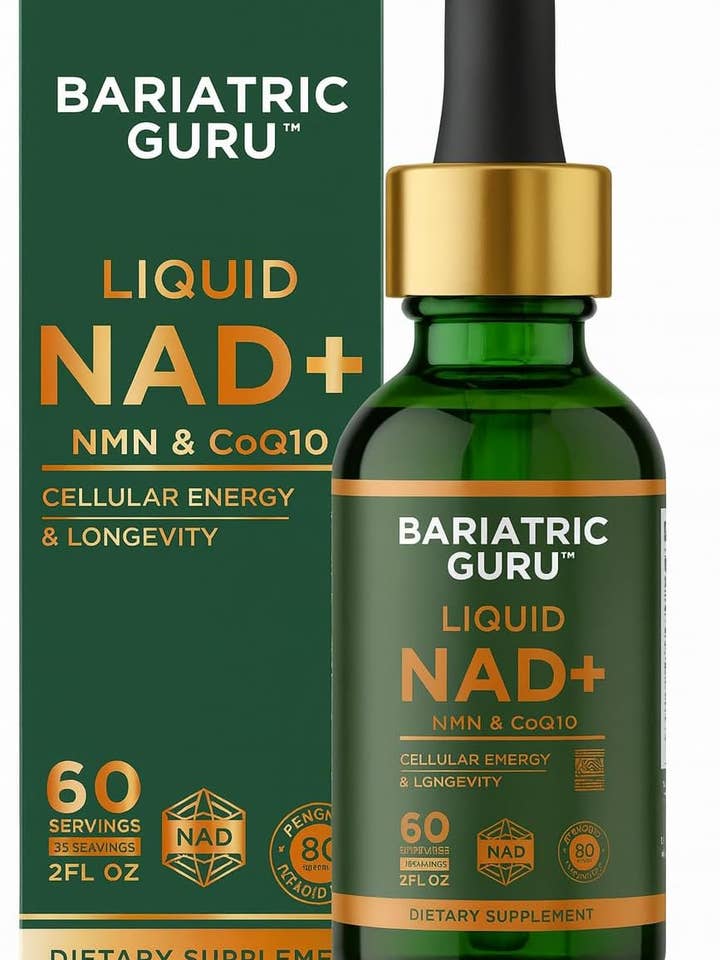 NAD+ NMN CoQ10 Supplement – Energy & Anti-Aging Boost 2oz for wholesale by Bariatric Guru