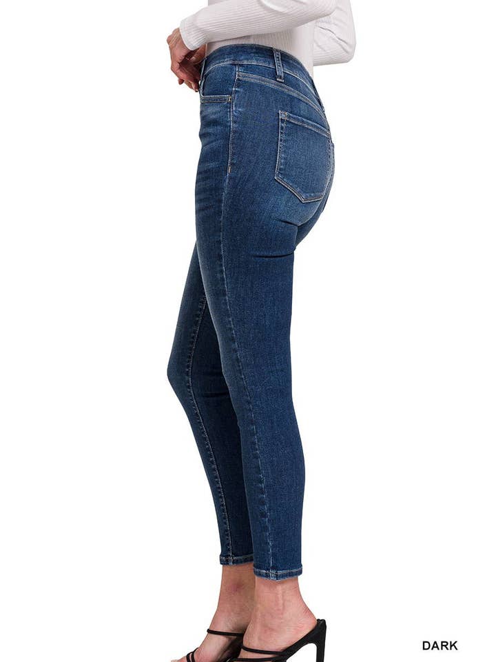 DARK High Waist Skinny Jegging Jeans for wholesale on Faire1