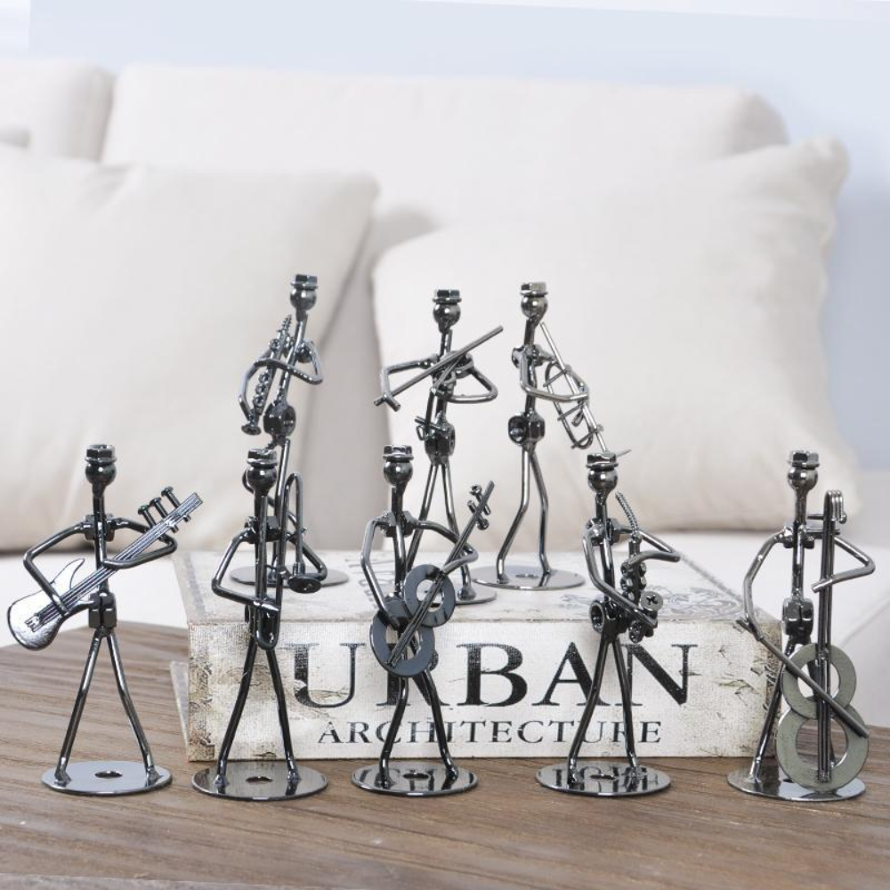 Moderny - Wholesale Decorative Figurine - Metal Musician Figurines0