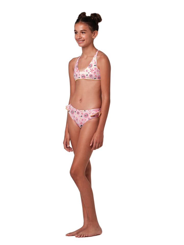 So Girl - Happy Hippie Pink Bikini Set for wholesale on Faire