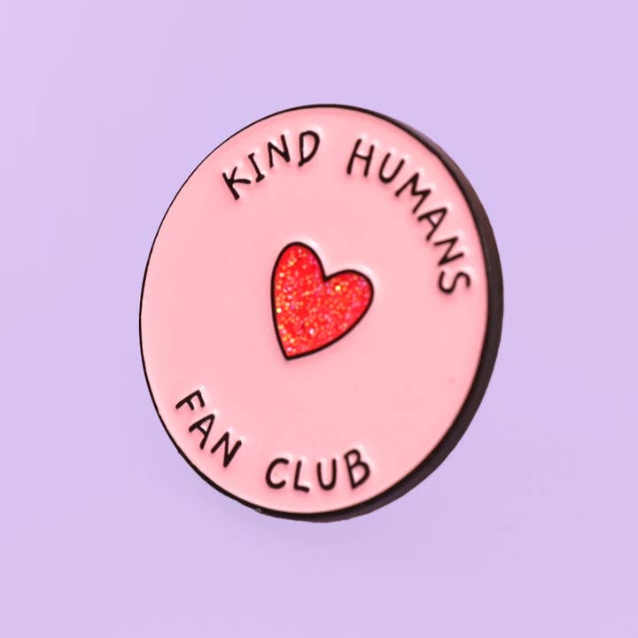 Fluffmallow - Wholesale Lapel Pin/Button - Kind humans fan club enamel pin