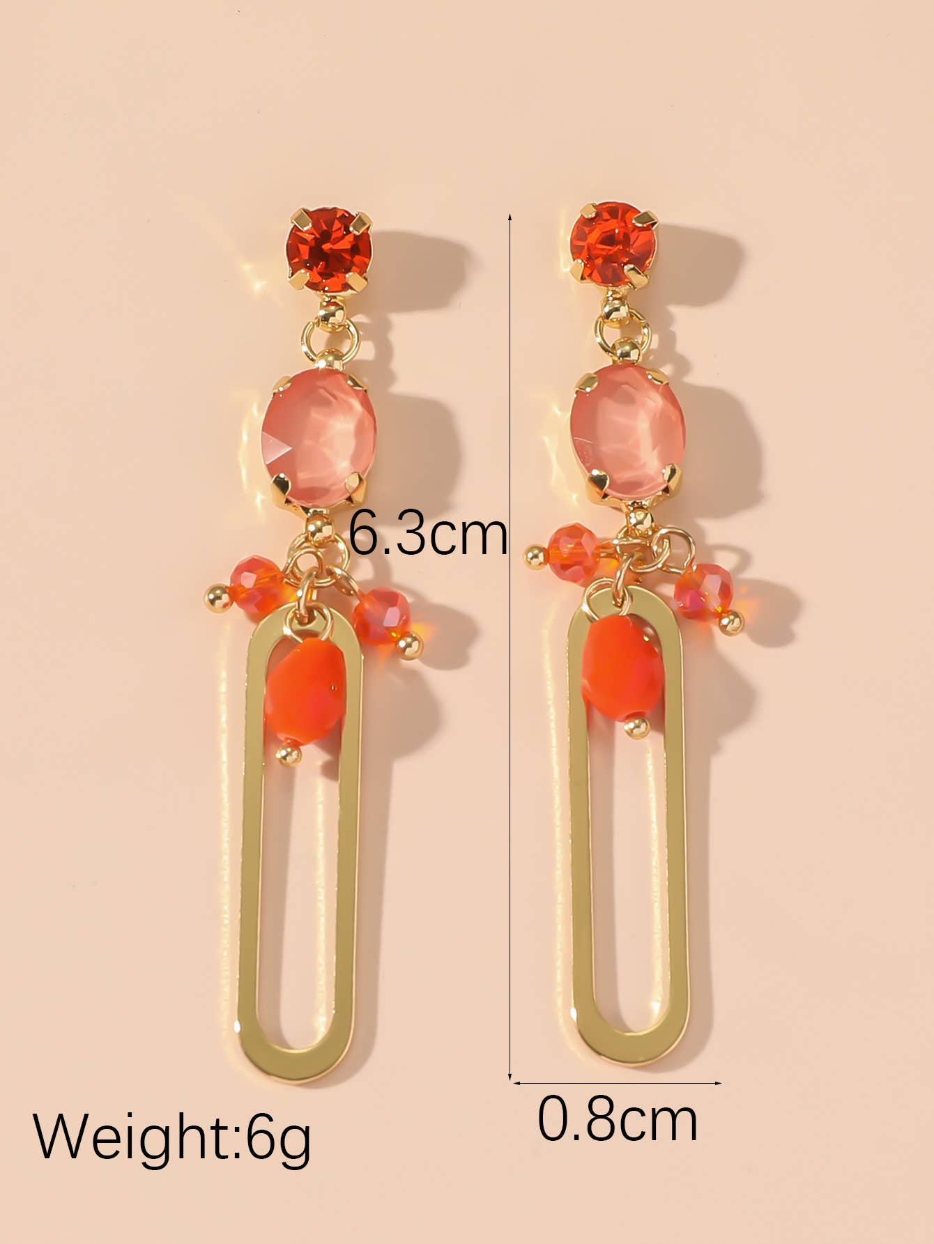 Blossom bijoux - Wholesale Dangle Earrings - Clou earrings 24PEBOL0188