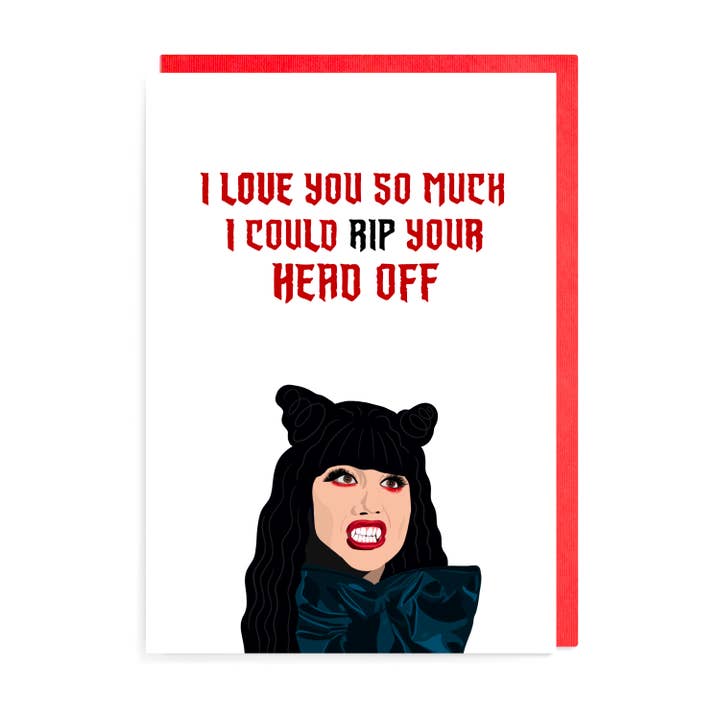 Nadja Shadows, Head Rip Love for wholesale by URGHH Card Co.