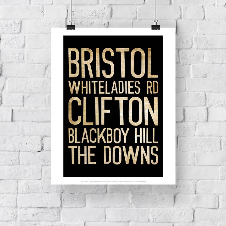 Star Editions – wholesale Art print – Bristol, Whiteladies Road, Clifton, Art Print