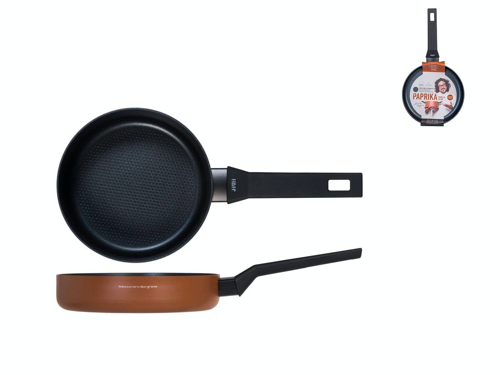 H&H - Wholesale Pan - Borghese Paprika Pan Ø 20 cm0