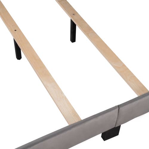 VTNG50 - Wholesale Bed - Queen Size Velvet Upholstered Platform Bed,Box Spring Needed3