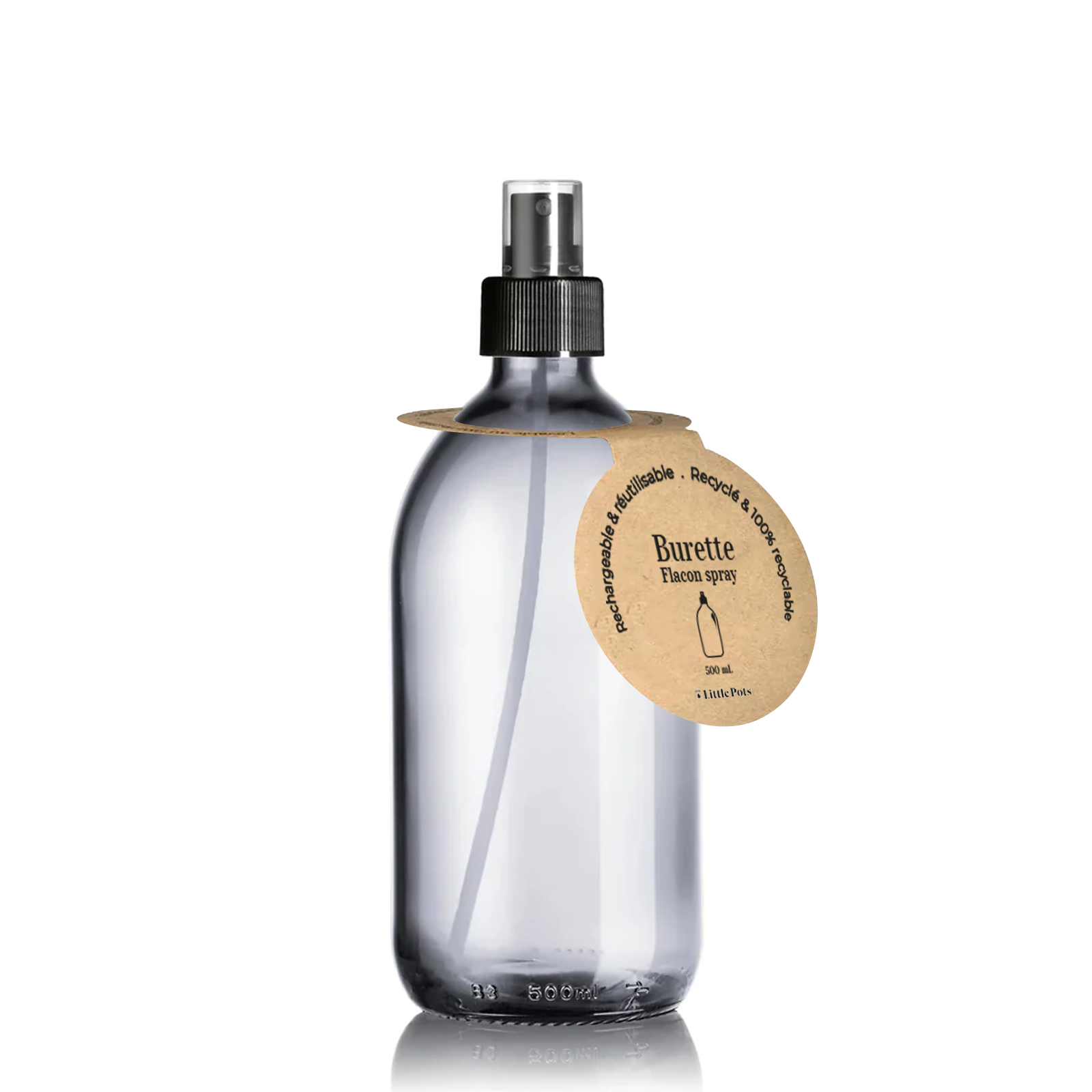 Little Pots – Engroshandel Sprayflaske – Genpåfyldelig hvid sprayflaske i glas5