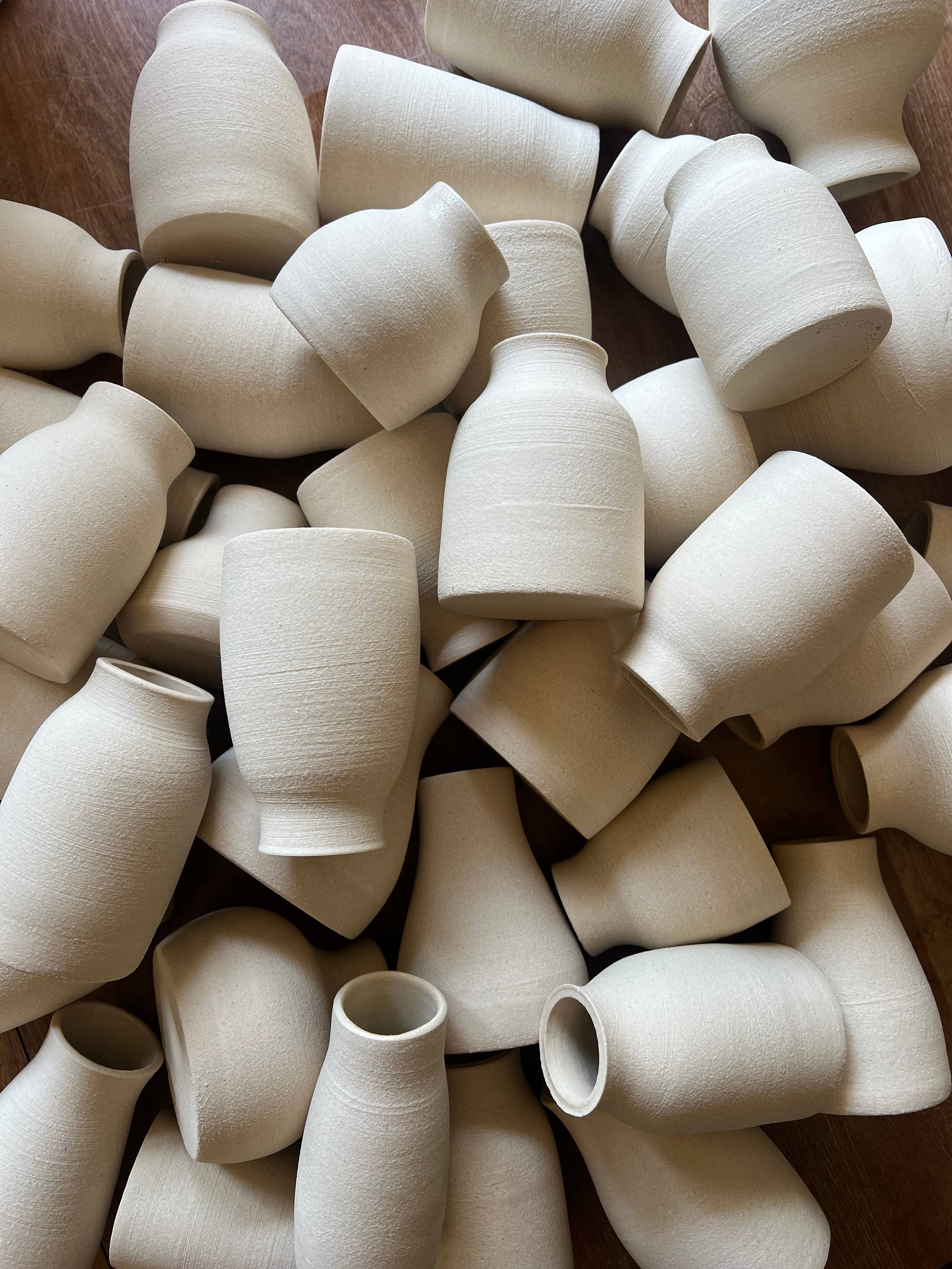 Bowman Ceramics - Wholesale Vase - Stone white bud vases7