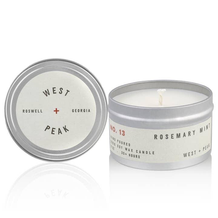 Rosemary Mint - 8 oz tin for wholesale by West + Peak