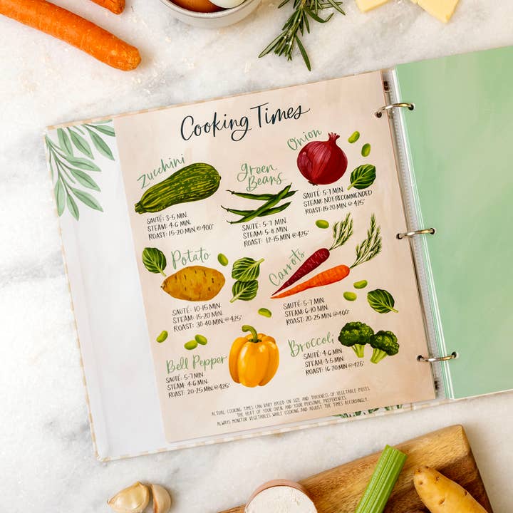 1canoe2 | One Canoe Two Paper Co. - Wholesale Binder - Beige Gingham Large Recipe Binder2