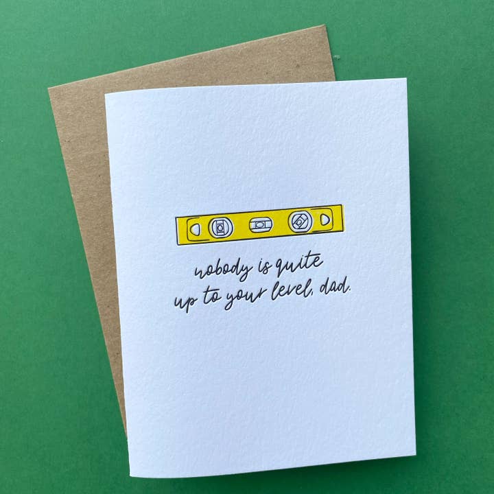 Handy Dad Letterpress Fars dag-kort för wholesale av Stack Paper Press