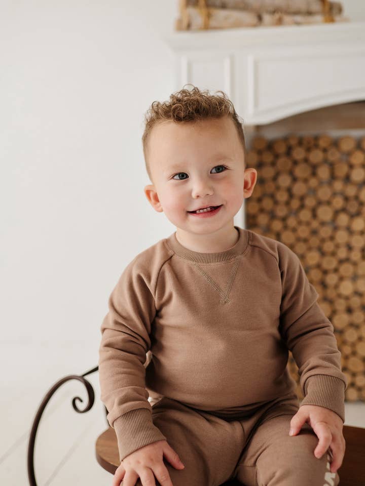 Fleece Sweatshirt Fall Winter 2025 for wholesale by babysprouts clothing company
