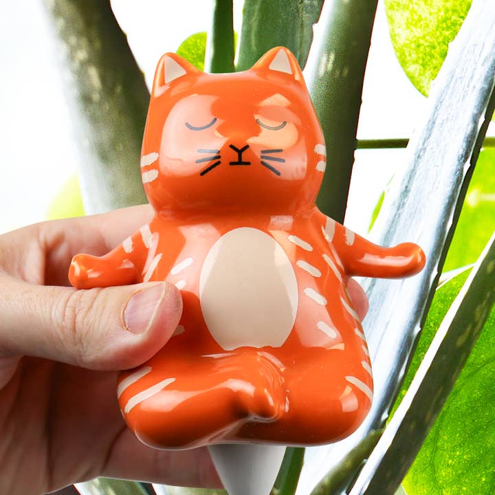 Yoga Cat Water Dispenser for wholesale by Gift Republic
