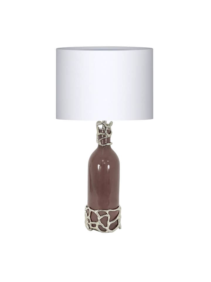 Light Amethyst Table Lamp for wholesale by Elegance Beyond