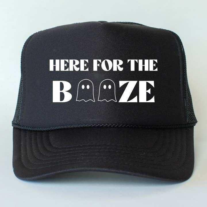 Charlie Grey - Wholesale Trucker Hat - Unisex - Here for the booze hat0