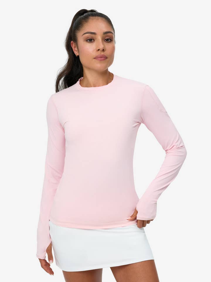 CHEMISE SOLAIRE À MANCHES LONGUES POUR FEMMES 24/7 (2001) pour la vente par BloqUV