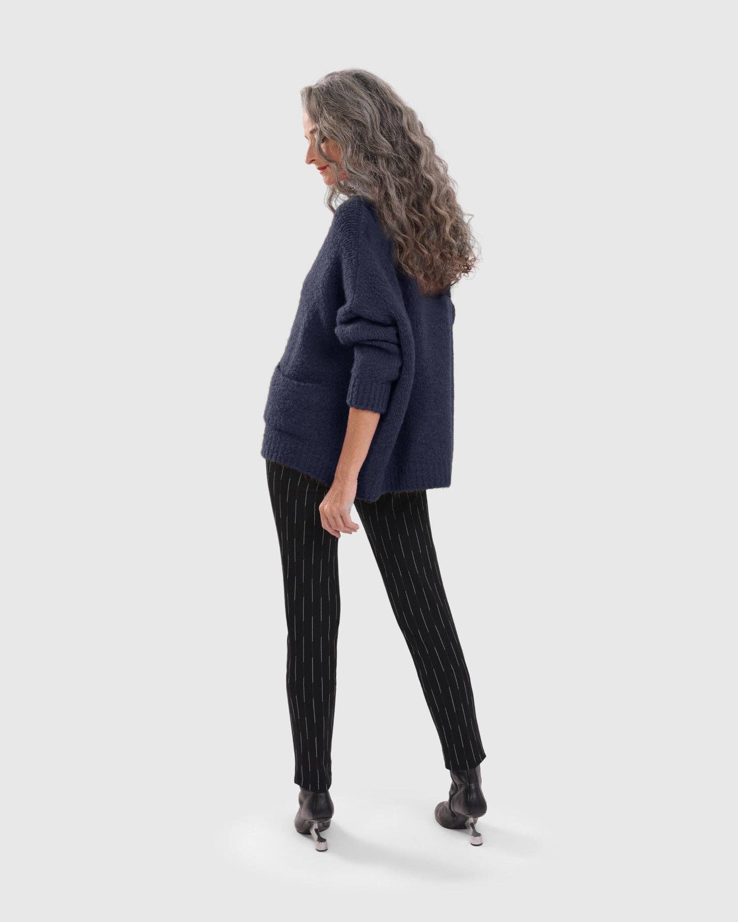 On Repeat Sweater, Navy for wholesale on Faire2