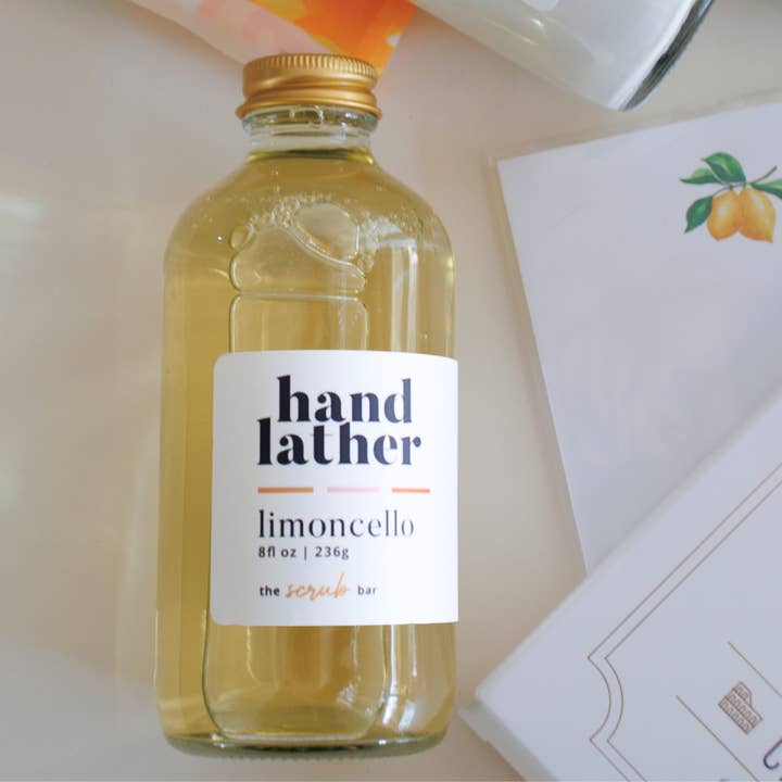 The Scrub Bar - Wholesale Hand Soap/Wash - Limoncello Hand Lather | Lemon Scented Liquid Soap