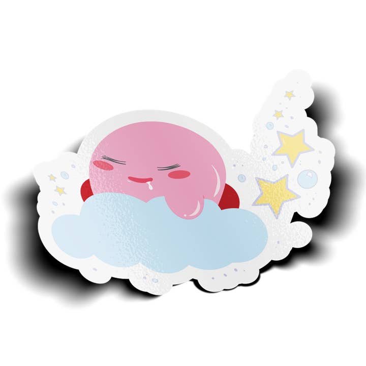 ADESIVO IN VINILE KIRBS DORMIENTE per la vendita all'ingrosso da parte di Usagi x Usagi, LLC
