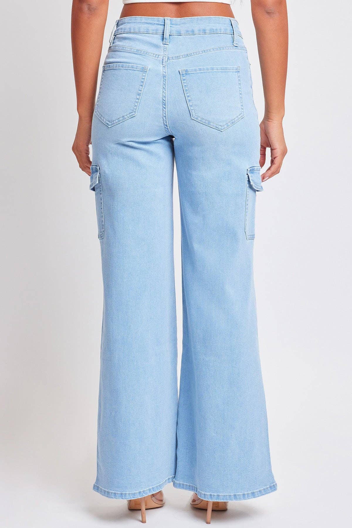 YMI – Großhandel Jeans – Damen – Junior Weit Geschnittene Skater Cargo Jeans-P6534010