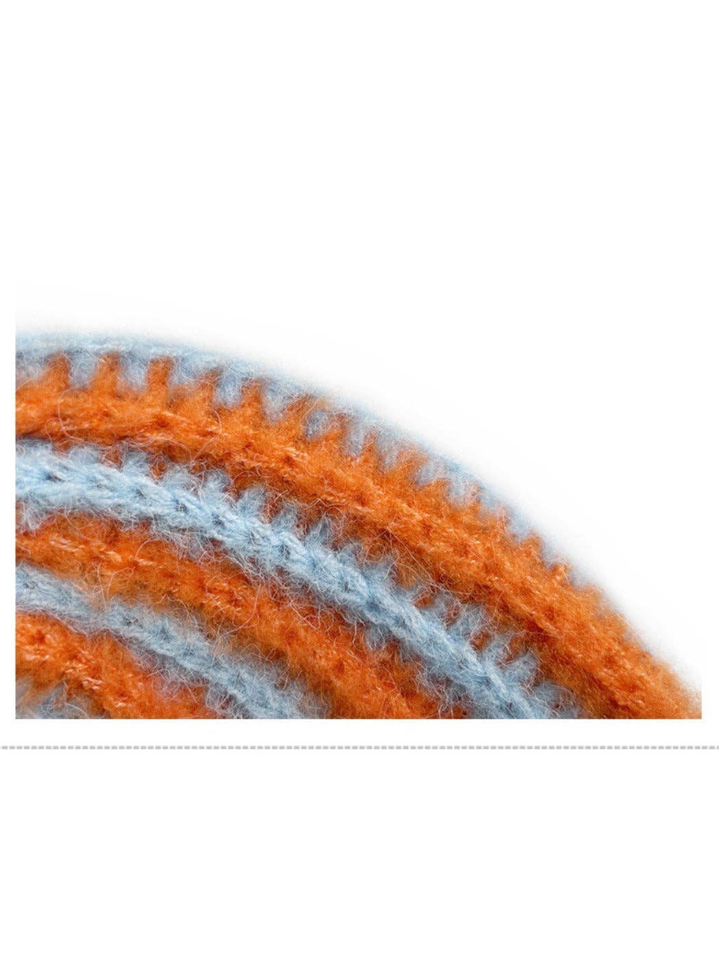 Funkyrel® Atzbranding Limited - Wholesale Beanie - Women's - Haila - Color-block Striped Cuffed Knitted Beanie - Warm & Stylish6