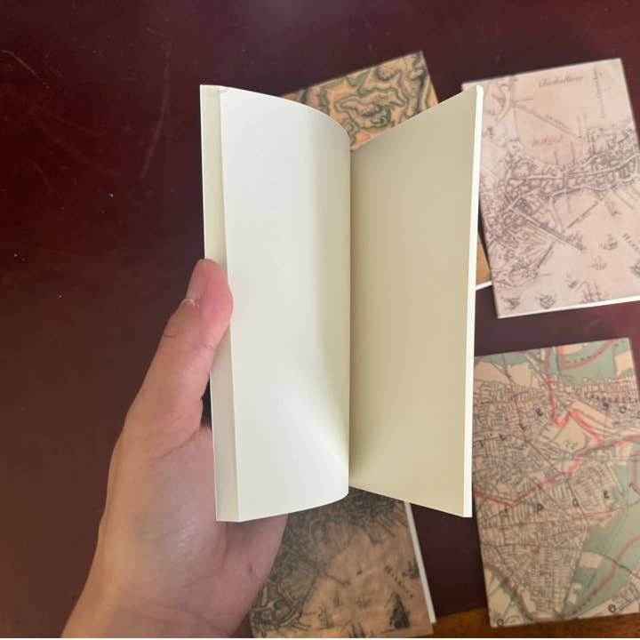 Poetose - Wholesale Notebook - Cambridge and Somerville Map Notebook3