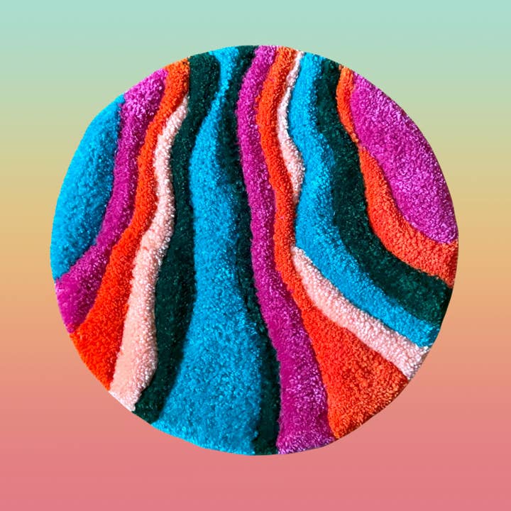 Tapis de table psychédélique/tenture murale pour la vente par Hi Cutie