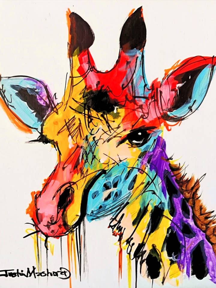 GIRAFE 3 pour la vente par Curated Art