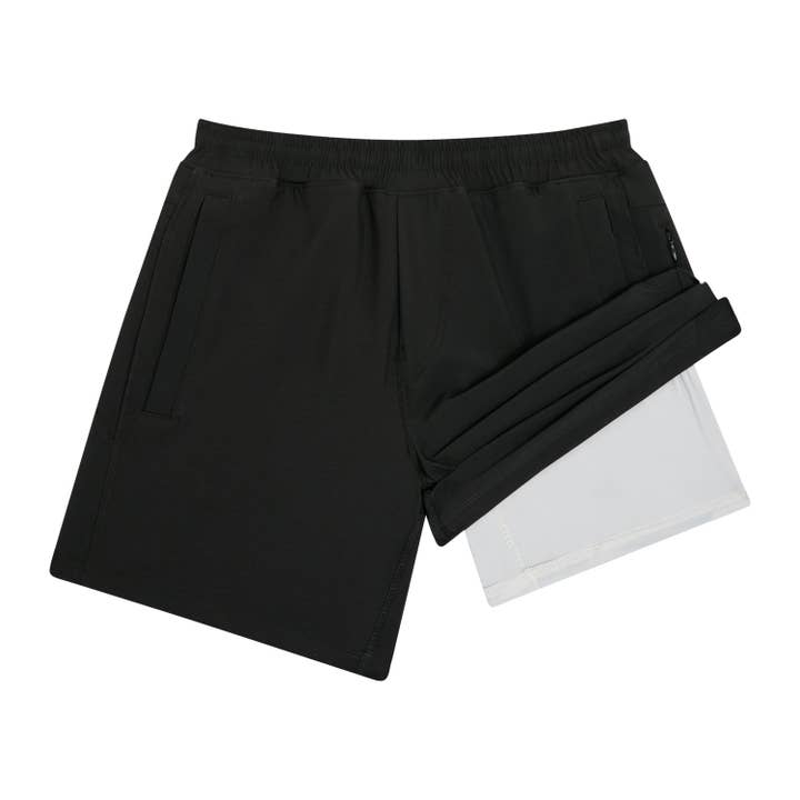Meripex Apparel - Wholesale Athletic Shorts - Men's - Jet Black Freeballers - Sport Shorts9