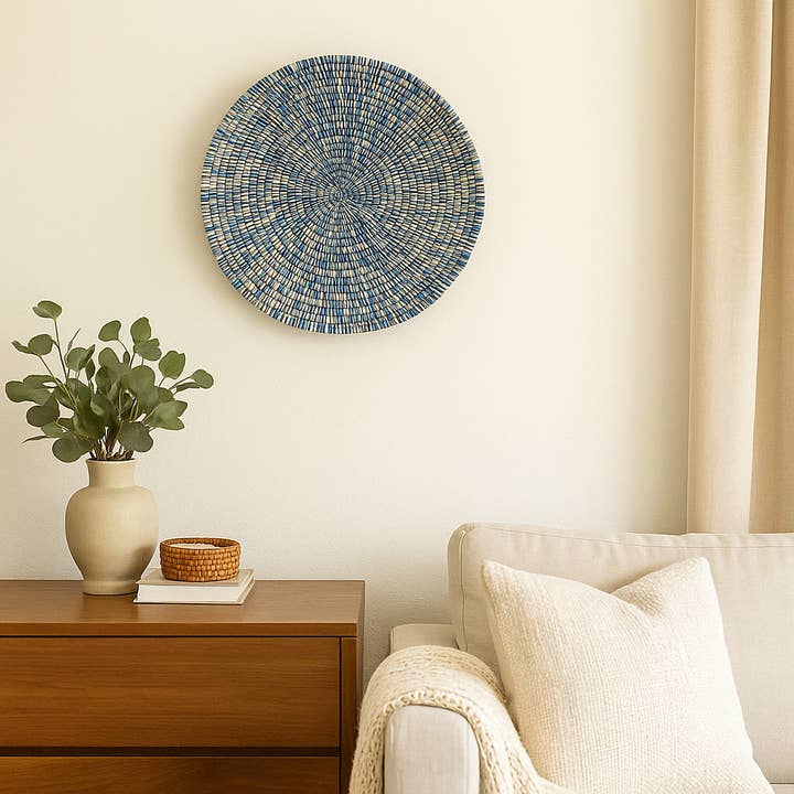 Crazy Love Africa - Wholesale Basket - Blue Swirl Basket4