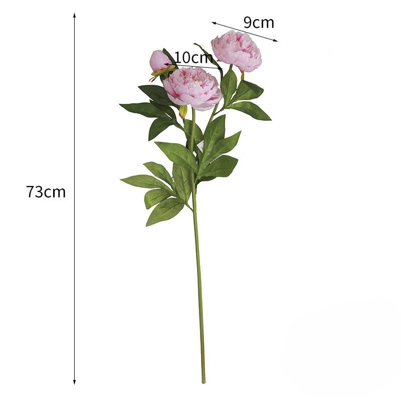 ACNITE(We cover U.S. import duties) – wholesale Artificial flowers – 3 head Artificial peony flower silk flower for wedding decor10