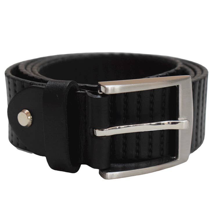 Ethan - Men's Leather black belt for wholesale by Adamonde Bags